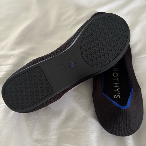 Rothy's Black and Blue Minimalist Flats - Picture 2 of 3